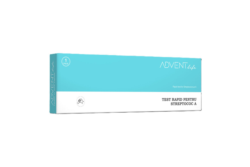 Test rapid Streptococ A, 1 bucata, Advent Life