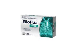 Bioflu Tuss, 30 mg, 20 comprimate, Biofarm