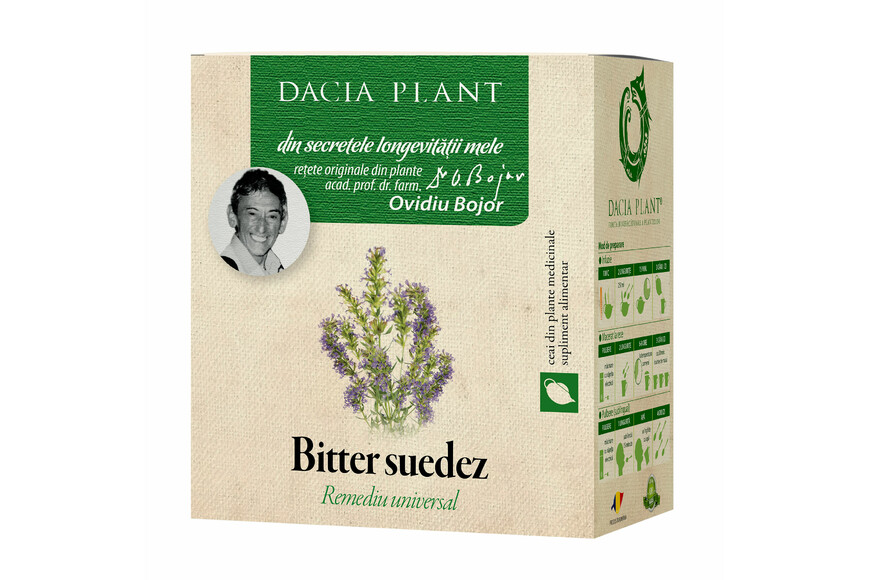 Ceai Bitter Suedez, 50g, Dacia Plant