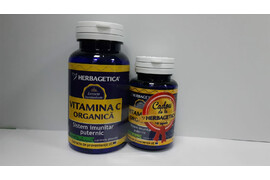 Vitamina C Organică, 60+ 10 capsule, Herbagetica