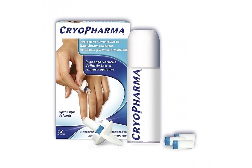 Creion contra negilor Cryopharma, 12 aplicari, Hipocrate