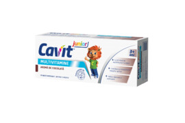 Cavit Junior cu ciocolata, 20 tablete, Biofarm