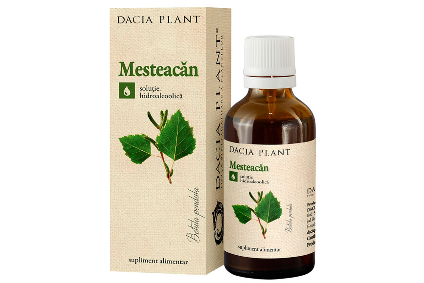 Tinctura de Mesteacan, 50 ml, Dacia Plant