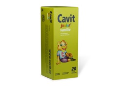 Cavit Junior Vanilie, 20 tablete, Biofarm