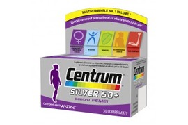 Centrum Silver 50+ pentru femei, 30 comprimate, Pfizer 