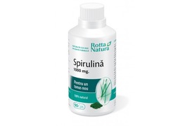 Spirulina, 1000 mg, 90 comprimate, Rotta Natura 