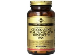 Glucosamine Hyaluronic Acid Chondroitin MSM 60tb SOLGAR
