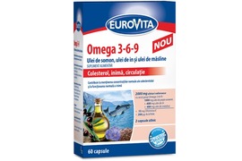 Omega 3-6-9 Eurovita, 60 capsule, Omega Pharma 