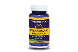 Vitamina C organica, 120 capsule, Herbagetica