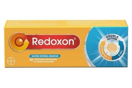 Redoxon Double Action Vit C si Zn, 10 comprimate efervescente, Bayer