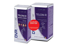 Telom-R oferta 120 capsule + Sirop pentru copii, 150 ml, Dvr Pharm