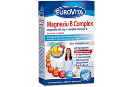 Magneziu B Complex, 42 comprimate, Eurovita 