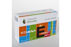 Vitamina E Complex 400UI, 30 capsule, Remedia