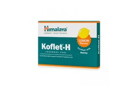 Koflet-H cu aroma de lamaie, 12 pastile, Himalaya 