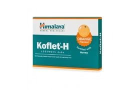 Koflet-H cu aroma de portocale, 12 pastile, Himalaya 