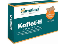 Koflet-H cu aroma de ghimbir, 12 pastile, Himalaya 