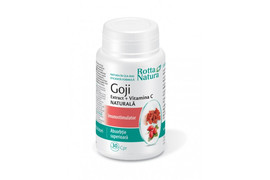 Goji extract + Vitamina C naturala, 30 comprimate, Rotta Natura 