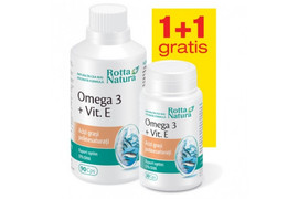 Omega 3 + Vitamina E 1000 mg oferta 90 + 30 capsule, Rotta Natura