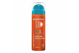 Lotiune spray protectie solara SPF 10 Gerovital Sun, 150 ml, Farmec 
