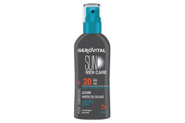 Lotiune pentru protectie solara cu SPF 20 Gerovital Sun Men Care, 150 ml, Farmec 