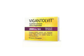 Vigantolvit 2000 U.I./S.V. Vitamina D3, 60 capsule, CATALENT ITALIA
