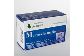 Magneziu marin+B6 100mg, 30 capsule, Remedia 