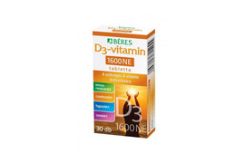Vitamina D3 1600UI, 30 comprimate, Beres 