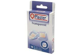 Plasturi transparenți, 16 bucăți, QPlaster