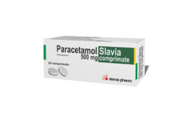 Paracetamol 500 Mg, 20 Comprimate, Slavia