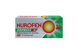 Nurofen Express 200mg, 10 capsule, Reckitt Benckiser Healthcare