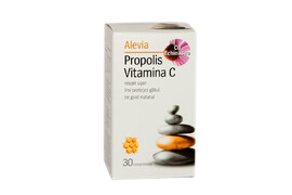 Propolis Vitamina C cu Echinacea, 30 comprimate, Alevia