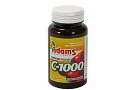 Vitamina C 1000 cu macese, 60 tablete, Adams Vision