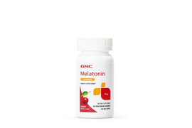 Melatonina cu aroma de cirese 1 mg, 60 tablete, GNC