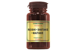 Reishi + Shiitake + Maitake, 60 capsule, Cosmopharm