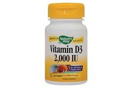 Vitamina D3 2000 UI Nature's Way 30 capsule, Secom 