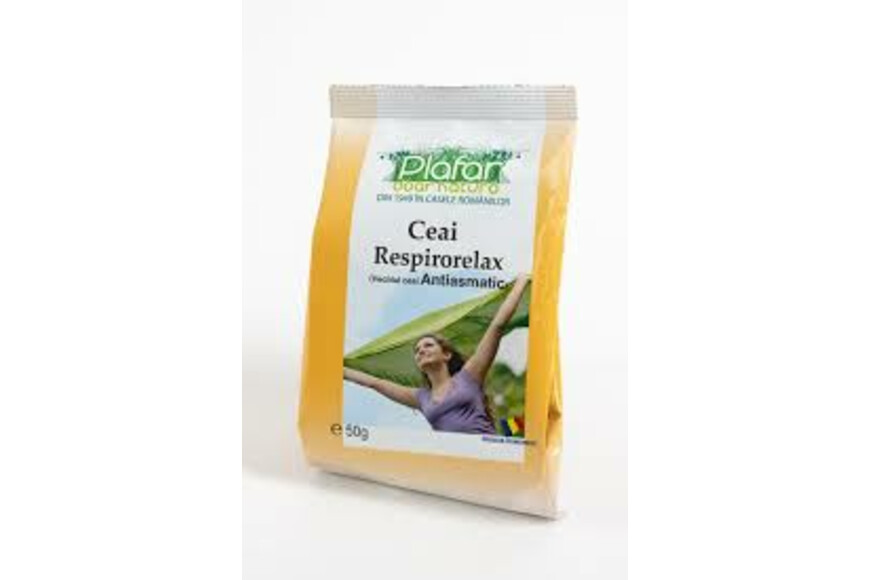 Ceai Respirorelax, vrac 50g, Plafar