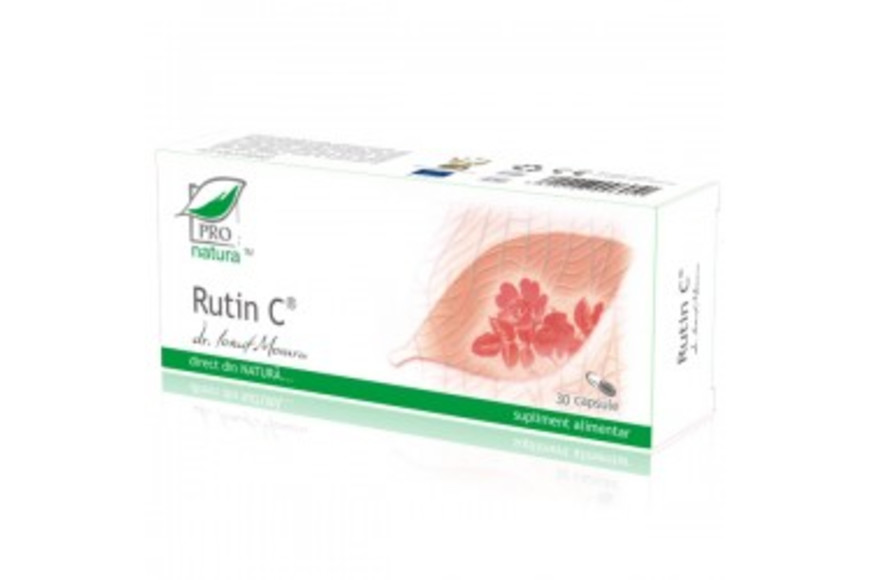 Rutin C Pro Natura, 30 capsule