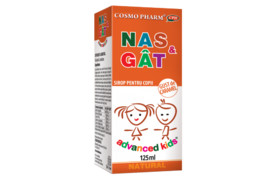 Nas & Gat Advanced Kids Sirop, 125 ml, Cosmopharm 